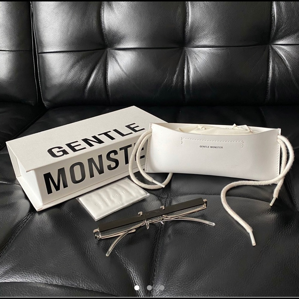 Gentle Monster Black Mohenic Sunglasses
